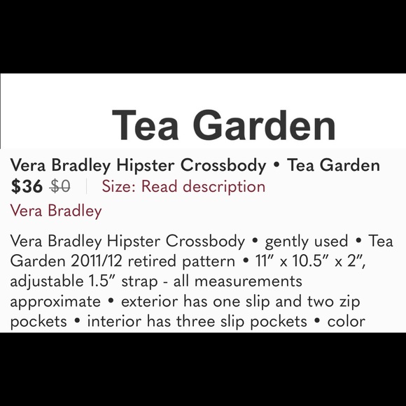 💯💥🎉🎊Vera Bradley Hipster Crossbody bag🥳 - Picture 7 of 16